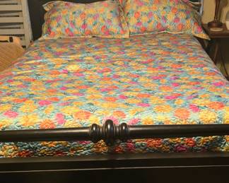 Full Size Black 4 Poster Bed