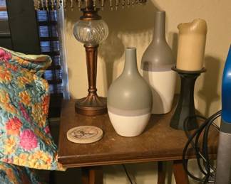 Antique Oak Side Table - Home Decor