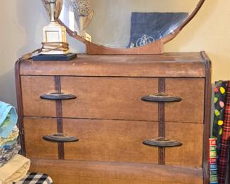 Art Deco Dresser with Mirror