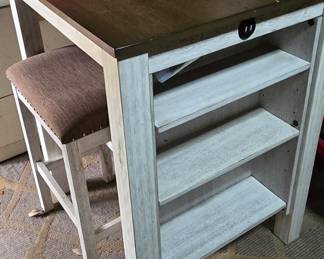 This is a really cute Table with 2 Bar Stools - Excellent Shape 