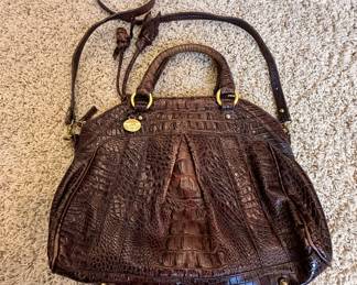 Brahmin Croc Leather Purse