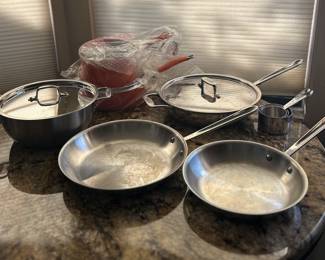 All -Clad Stainless Steel Pans