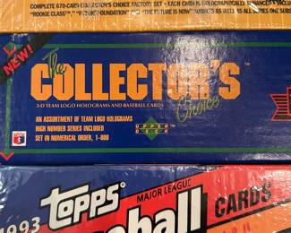 Vintage Baseball Cards—New in Box