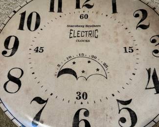Pottery Barn Electric Clocks Plate