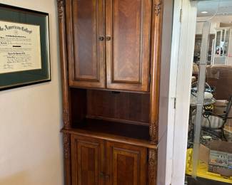 Havertys Office Cabinets, 34" w x 84" h x 17" w, $250/each
Entire Havertys Office Suite (Executive Desk & Cabinet Pair), $895