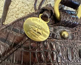 Brahmin Croc Leather Purse