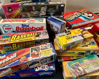 Vintage Baseball Cards—New in Box