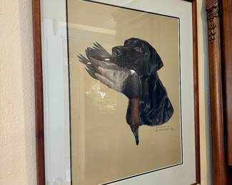 Les Anderson Hunting Dog Print