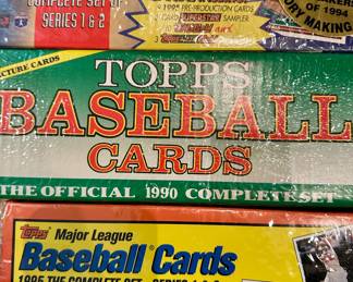 Vintage Baseball Cards—New in Box