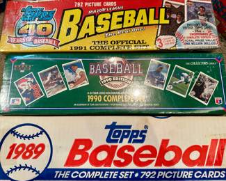 Vintage Baseball Cards—New in Box