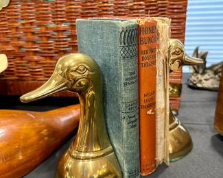 Brass Duck Bookeneds