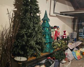 Christmas tree and other Christmas items