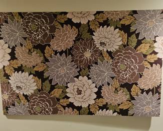 Flower Decor Large Wall Art