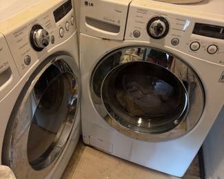 Washer and dryer. Available pick up date 