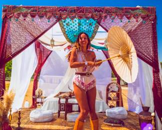 4x4 wooden pergola/ standing structure with Linux system corners 