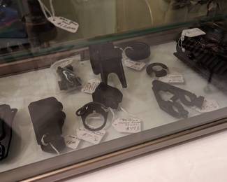 Pistol grips, holsters