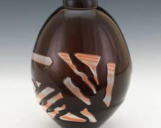 Mark Sudduth Glass Vase 