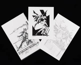 Three Catwoman Illustrations