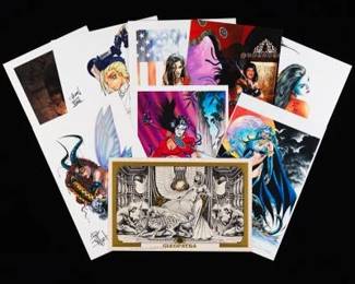 Group of Signed Adult Fantasy Posters
