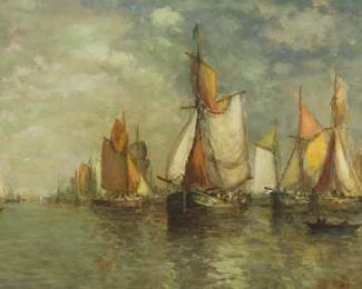 Paul Jean Clays Belgian, 1819  1900 