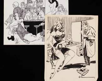 Two Comic Illustrations