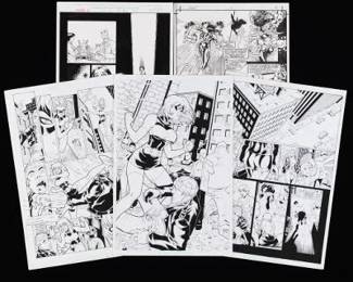 Group of Original Comic Artwork