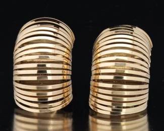 A Pair of Gold Earrings 