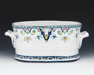 Large Faience Jardiniere