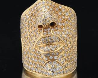 SONIA B Gold and Diamond Ring 