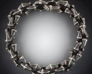 David Yurman Heavy Sterling Silver Bracelet 