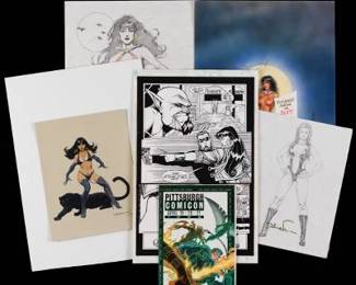 Group of Vampirella Original Art