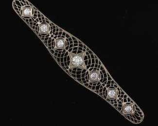 Edwardian 14K Gold Pin