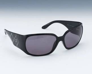 Pair of Black Chanel Sunglasses 