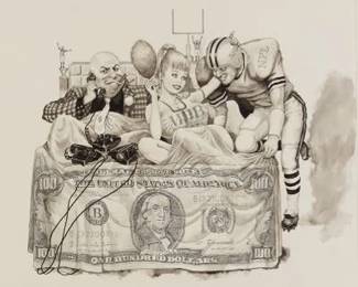 Fling Magazine NFL Illustration