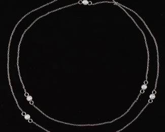 Ladies Delicate Diamond Neckalce 