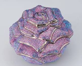 Judith Leiber Pink Rose Minaudiere