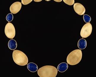 Marco Bicego 18k Gold and Lapis Necklace 