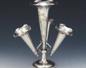 Chinese Export 900 Silver Epergne