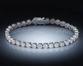 Ladies 10.83 Carat Diamond Bracelet 