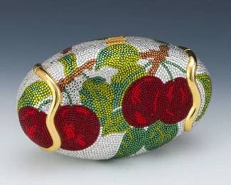 Judith Leiber Cherry Minaudiere