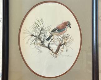 Framed Watercolor Prints by Mads Stage
