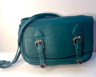 Charming Charlie Teal Leather Purse