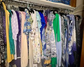 Closets full of women's clothing (most size S)