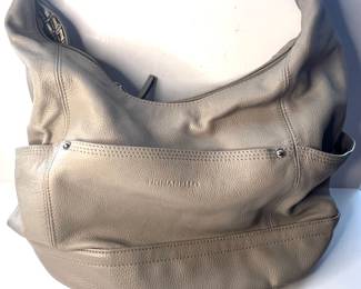 Tignanello Grey Leather Purse