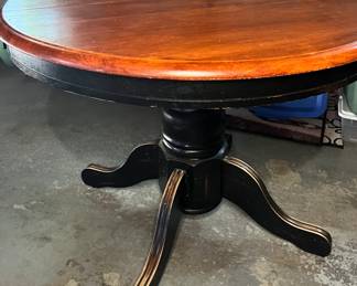 Two-Tone Round Dining Table