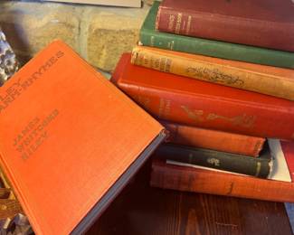 Vintage Leather-bound Books