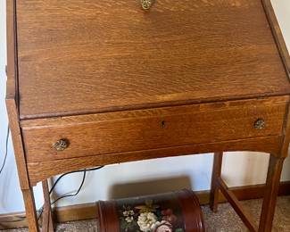 Vintage Oak Secretary