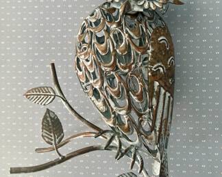 Metal Owl Wall Hanging