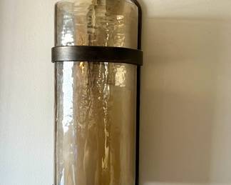 Metal Wall Pillar Candle Holder (1 of 2)