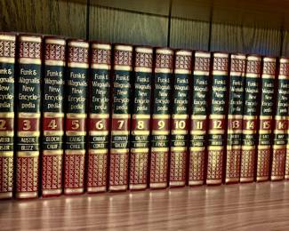 Funk & Wagnalls Leather-bound New Encyclopedia set